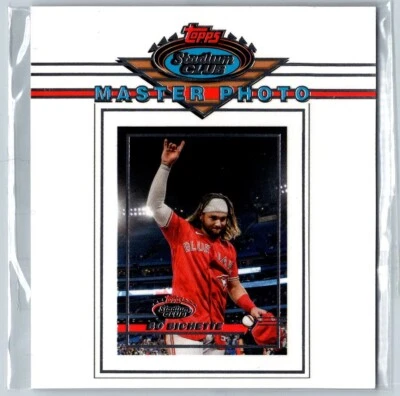 2023 STADIUM CLUB MASTER PHOTO BO BICHETTE TORONTO BLUE JAYS #78 - Image 1 of 2