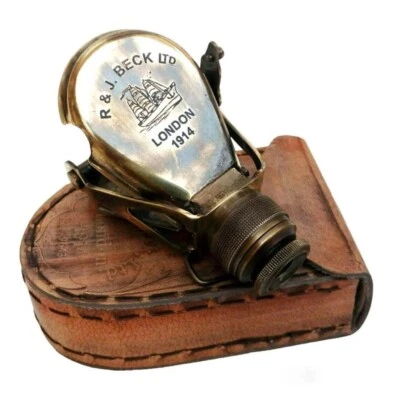 Морской старинный латунный бинокль - твердый латунный бинокль оперные очки - Изображение 1 из 4
