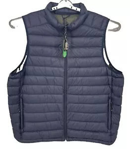 NWT Solaris Down Puffer Vest Men's 3XT Navy Packable Lightweight Outdoors - Picture 1 of 11