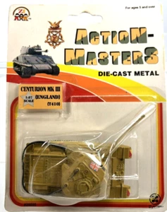 HO ZEE Action Masters Die Cast Metal Centurion MK III carro armato inglese 1:87 orig pac - Foto 1 di 4
