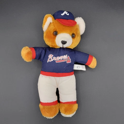 Altanta Braves MLB Steven Smith Play By Play 12" Inch Plush Bear Cover