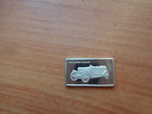 JOHN PINCHES - 1910 AUSTRO DAIMLER STERLING 925 SILVER CAR EMBLEM PLAQUE BADGE - Picture 1 of 1