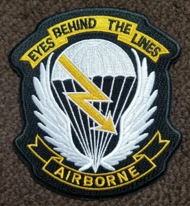 ARMY - Eyes Behind The Lines AIRBORNE Military Patch - Picture 1 of 6