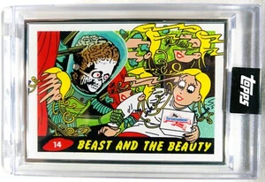 2022 Topps X Ermsy GPK Mars Attacks Beast And The Beauty Artist Proof AP 4/49 - Picture 1 of 2