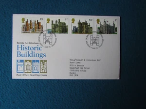 GB First Day Cover HISTORIC BUILDINGS Edinburgh 1/3/78 Double Franked - Picture 1 of 3