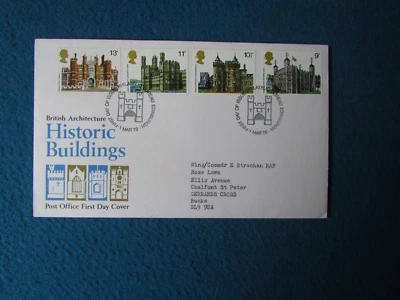 GB First Day Cover HISTORIC BUILDINGS Edinburgh 1/3/78 Double Franked - Image 1 of 3