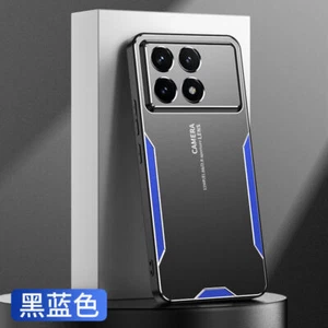 Für Xiaomi POCO F6 PRO Luxury Shockproof Hybrid Metal Aluminium Soft Cover Case - Bild 1 von 15