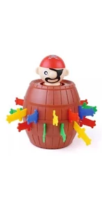 New family fun pirate barrel toy game for multiple people to participate - Picture 1 of 5