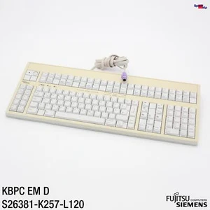 FSC FUJITSU SIEMENS KBPC EM D S26381-K257-L120 PS/2 TASTATUR KEYBOARD DEUTSCH DE - Bild 1 von 8