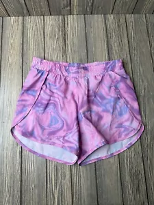 All In Motion Girls XL (14) Purple & Pink Tie-Dye Athletic Shorts - Picture 1 of 3