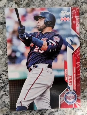 2020 Topps UK Edition Big Ben Parallel #65 Nelson Cruz /99 - Image 1 of 2