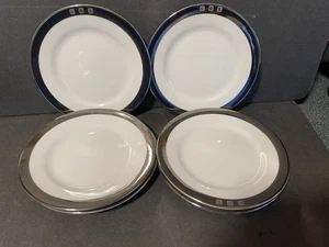 Ralph Lauren Academy Platinum Bread Plates - Set of 6 - MINT - Picture 1 of 2