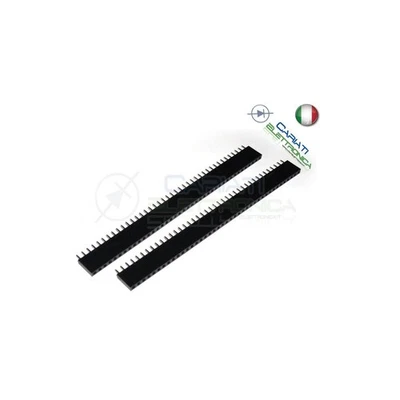 2 Pezzi Connettori strip line 40 poli Femmina StripLine Passo 2,54mm - Immagine 1 di 2