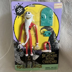 NIGHTMARE BEFORE CHRISTMAS SANTA JACK AS SANTA BENDY 1993 HASBRO FIGURE - Picture 1 of 5