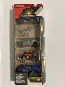 Matchbox 2025 Jurassic World Rebirth Dinosaur Capture Team 5 Pack VHTF - Picture 1 of 2