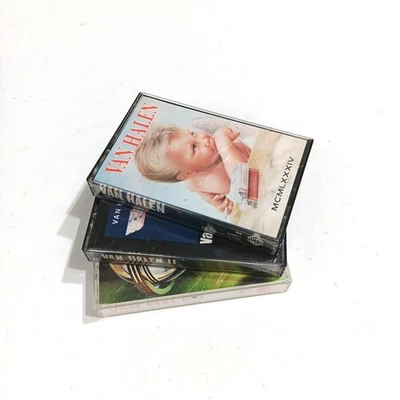 Van Halen II,  1984 and 5150 hard rock cassette tapes Very Good con. - Image 1 of 3