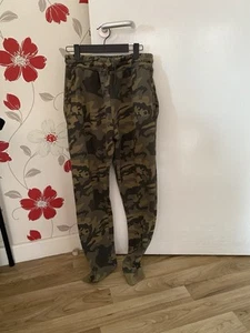 Next Size 10 Cargo Patterned Joggers - Picture 1 of 6