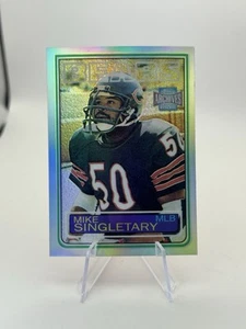2001 Topps Archives Reserve Refractor Mike Singletary RC RP Chicago Bears HOF - Picture 1 of 2
