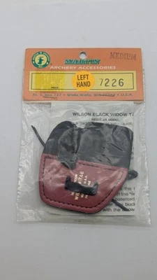 DE COLECCIÓN MARTIN Pestaña de Dedo Cuero - LH MEDIANO Mano ARQUERO ARCO NOS LEER Foto 1 de 4