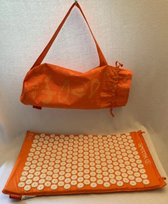 SPOONK Space Nuevo sin Etiquetas Naranja Estera de Acupresión y Bolsa de Transporte Dolor de Espalda NUEVO Foto 1 de 4