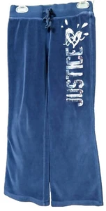 Girls Justice Navy Blue Bootcut Lounge Pants Size 7 - Picture 1 of 2