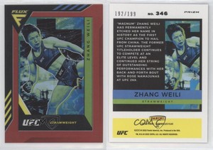 2022 Panini Chronicles UFC Flux Red /199 Zhang Weili #346