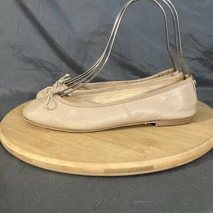 Josefinas Delicate Ballet Flats Womens 7/38 Beige Leather Shoes - Picture 1 of 10