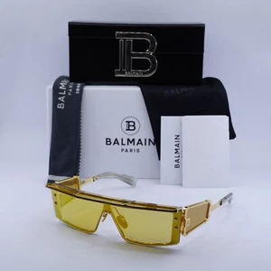 Balmain WONDER BOY III BPS-127B Gold/Grey Crystal with Gold Flakes/Amber Bron... - Picture 1 of 7