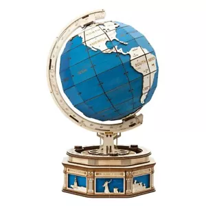 Rokr Rompecabezas de Madera 3D Globo Modelo Tierra Escuela Estudiante Corte Láser Adolescentes Regalo - Imagen 1 de 11