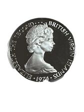 1974 British Virgin Islands 25 Cents Proof Graded PR 69 DCAM by ANACS Cuckoo