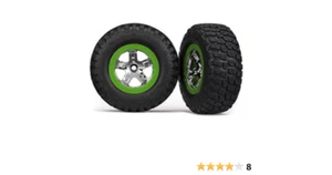 Traxxas Telluride 4WD 5865 Tire/Wheels Assembled Glued 2WD Front Only (2) - Picture 1 of 1