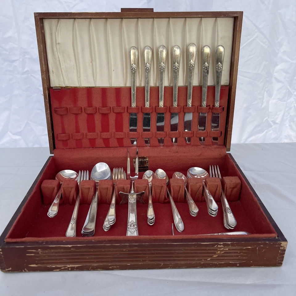 ROGERS BROS 1847 por 90 años America’s Finest Plate SET 43 piezas Foto 1 de 4