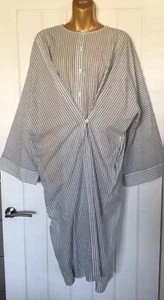 ZARA Pauline Oversized Blue & White Stripe Tunic Shirt Cotton Dress EUR M NEW - Picture 1 of 14