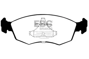 Pastillas de freno delanteras EBC Greenstuff para TVR 450 4.4 (86 > 90) - Imagen 1 de 1