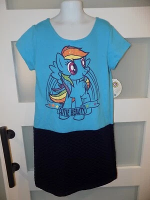 MY LITTLE PONY CUTIE BEAUTY BLUE DRESS SIZE M GIRL'S NEW - Image 1 of 3