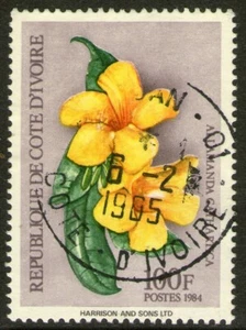 COTE D'IVOIRE: n°701E oblitéré, flore, fleurs indigènes (cote 15€) - Imagen 1 de 1