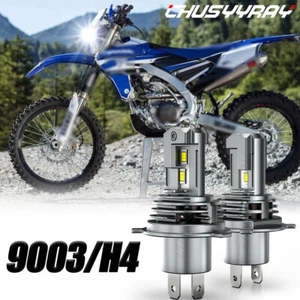 Pair Fit Yamaha WR250F WR250R WR250X WR400F WR426F 2X HS1 9003 H4 Headlights - Picture 1 of 10