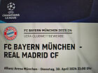 2 Tickets FC Bayern  Mnchen - Real Madrid  Champions League   2. Kategorie