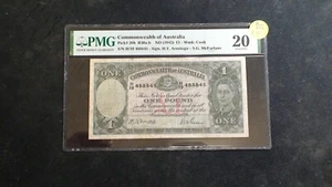 1942 COMMONWEALTH OF AUSTRALIA PMG VF20 ONE POUND NOTE 1P Bill BUY IT NOW! - Picture 1 of 4