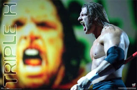 2006 WWE WORLD WRESTLING ENTERTAINMENT TRIPLE H PAUL MICHAEL LEVESQUE POSTER NEW Cover