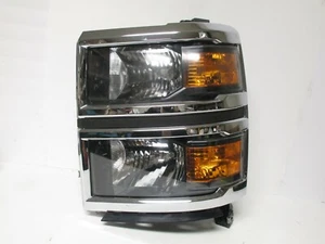 CHEVY SILVERADO LEFT HEADLIGHT HALOGEN DRIVER SIDE LH 14-15 OEM - Imagen 1 de 12