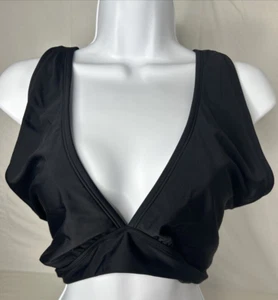 Adore Me Black Criss Cross Swimsuit Top 3X NWT - Picture 1 of 9