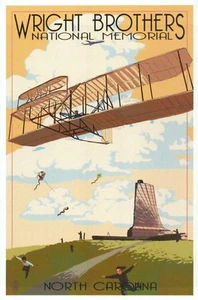 Wright Brothers National Memorial Outer Banks North Carolina NC, Modern Postcard - Picture 1 of 2