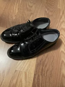 US Air Force, Army, Marines High Gloss Oxford Bates Dress Shoe Size - 10.5 E - Picture 1 of 4