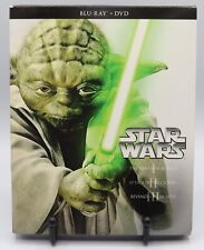 Star Wars Trilogy: Episodes I - III (Blu-ray/DVD, 1999, 6-Disc Set) SHIPS FREE