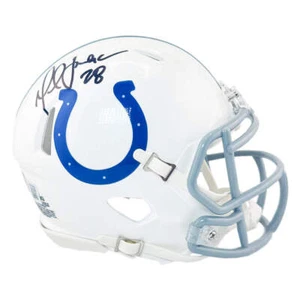 Marshall Faulk Signed Indianapolis Colts Speed Mini Football Helmet (Beckett) - Picture 1 of 4