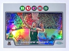 2008-09 Topps Chrome Andrew Bogut Refractor Prizm SP #6 Bucks Australia Rare NBA