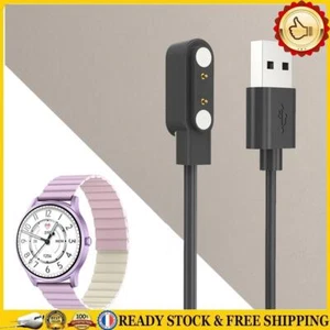 Magnetic USB Smartwatch Charger Cable Adapter for Kieslect Kr Pro/Kr (Black) - Zdjęcie 1 z 10
