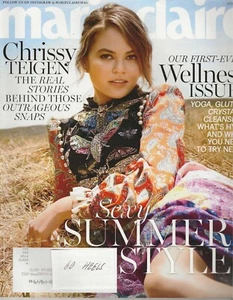 July 2017 Marie Claire Magazine CHRISSY TEIGEN Stories Behind Outrageous Snaps - Picture 1 of 1