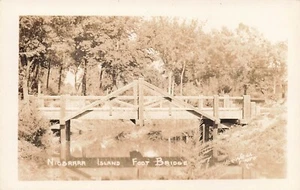 RPPC ~ Niobrara Island, Nebraska, Fußgängerbrücke - Bild 1 von 2